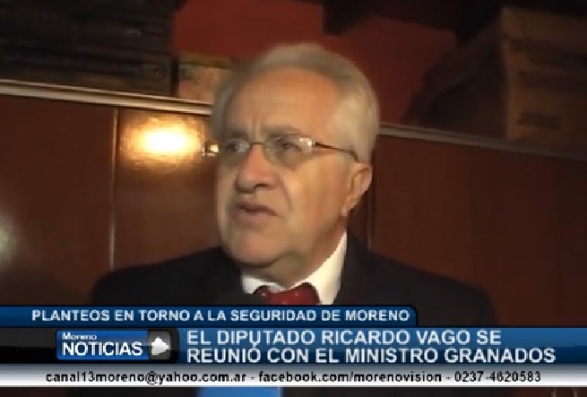 El Diputado Ricardo Vago se reunió con el Ministro Granados